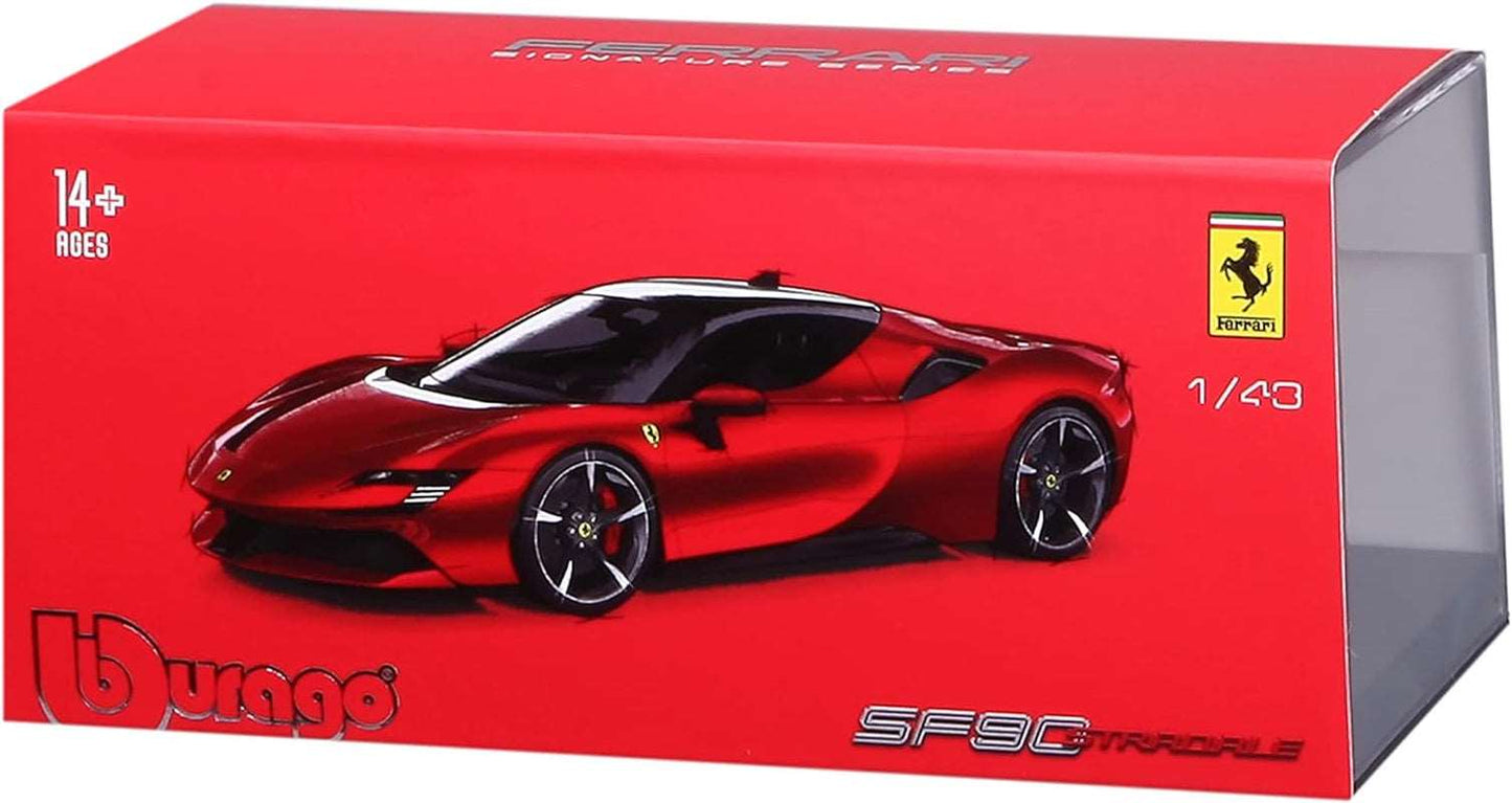 Bauer Spielwaren 18-36911 Ferrari SF90 Stradale Model Car 1:43 Scale Red